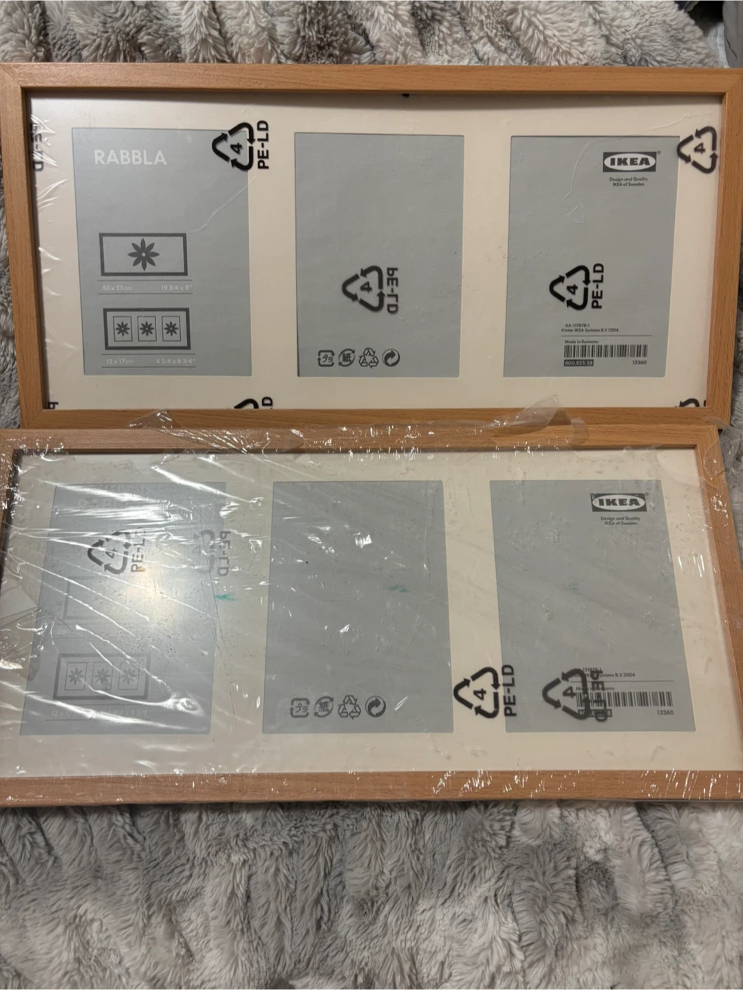 NEW IKEA RABBLA 3-Photo Frame