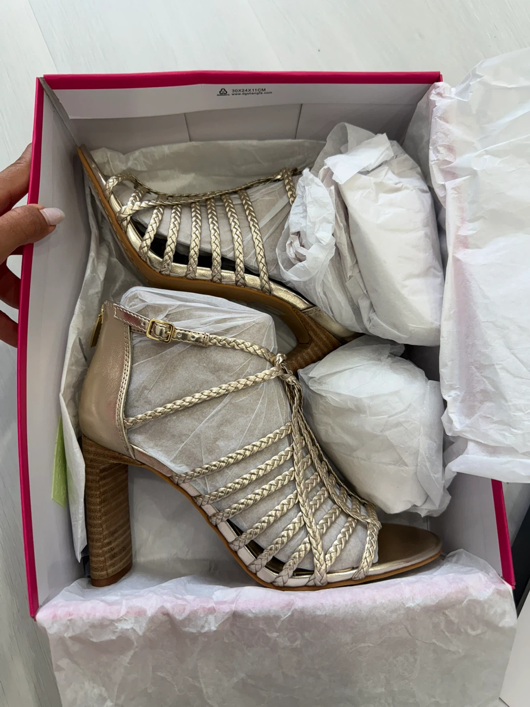Vince Camuto Ariah Heels - Egyptian Gold - Size 7.5M - photo 2