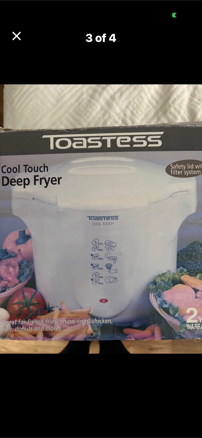 Toastess Cool Touch Deep Fryer - photo 4
