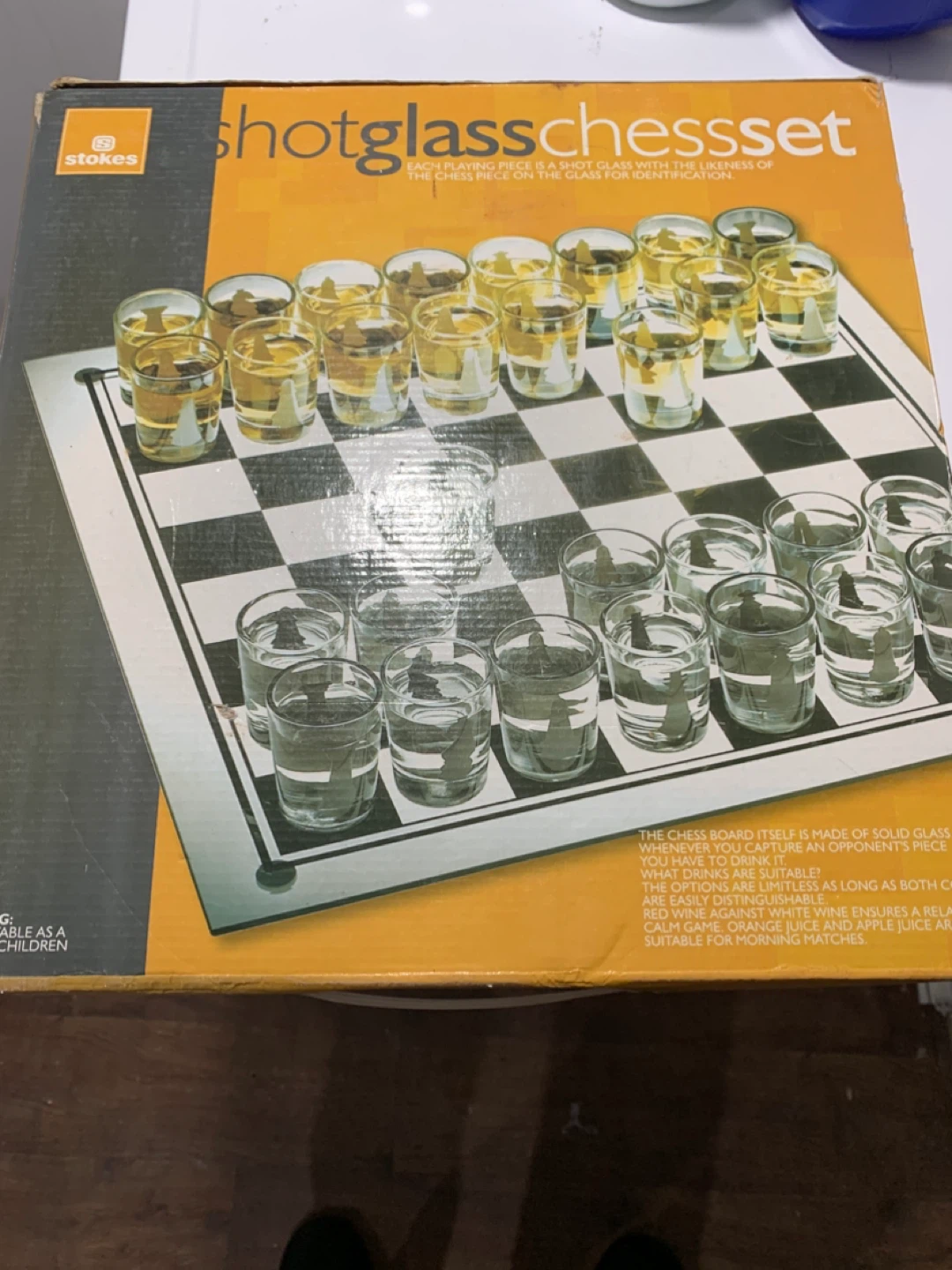 Stokes Shot Glass Chess Set