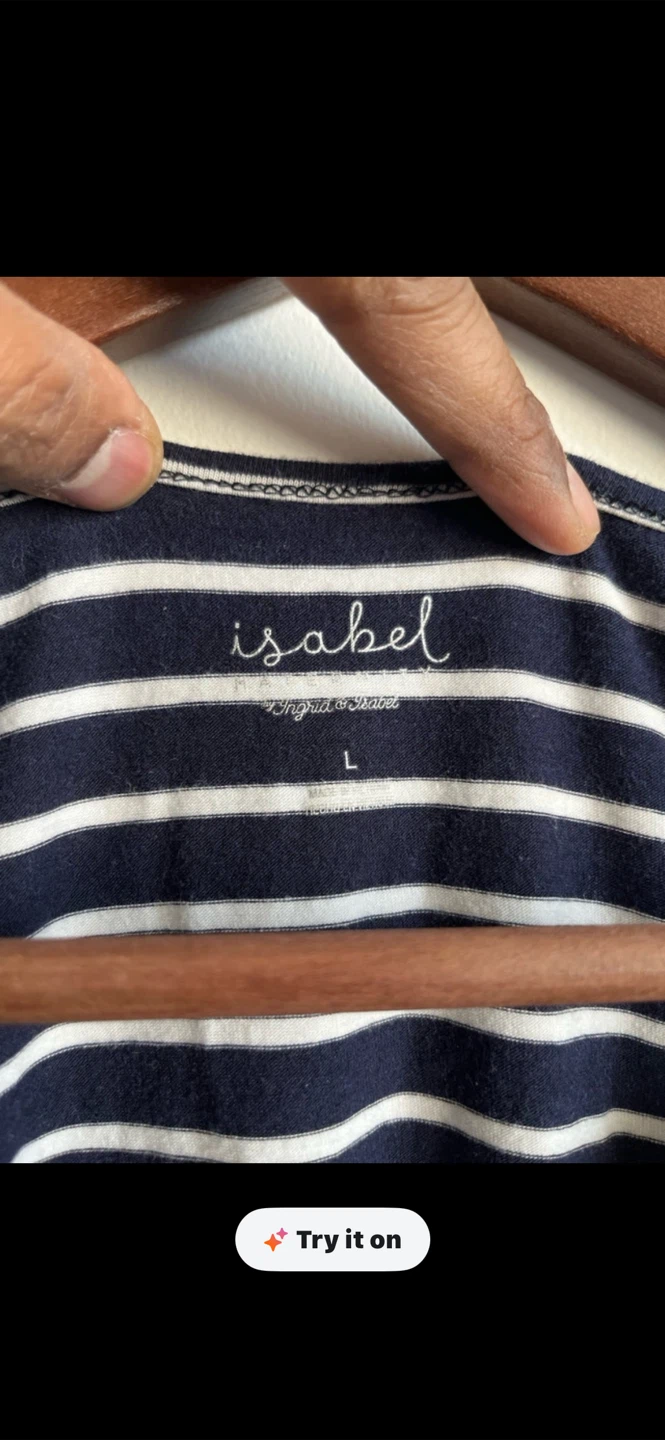 Isabel Maternity Striped Ruched Dress Size L - photo 2