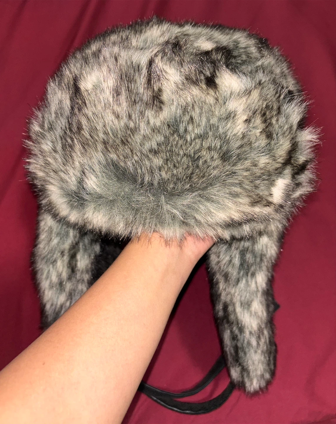 Faux Fur Trapper Hat with Ear Flaps