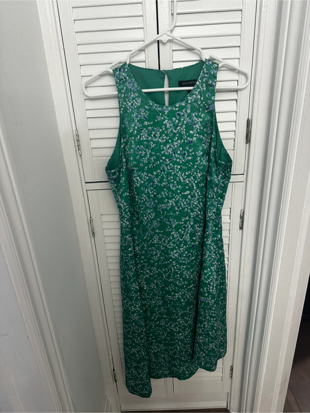 Banana Republic Green Floral Dress - Size 8