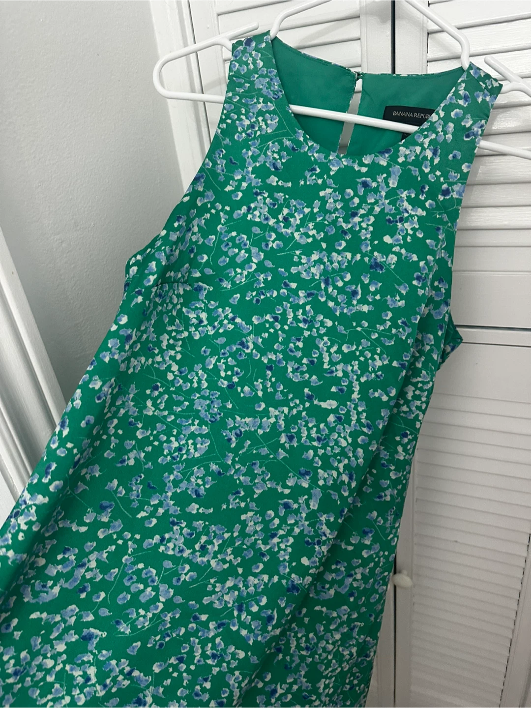 Banana Republic Green Floral Dress - Size 8 - photo 2