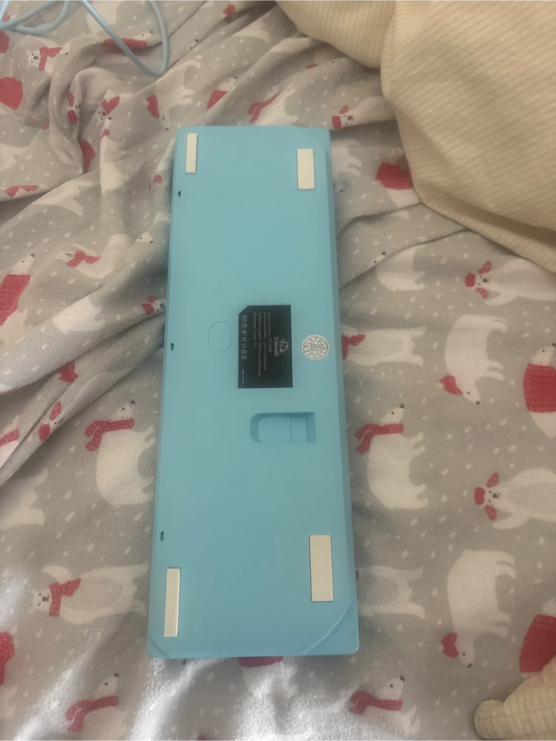 Light Blue Mechanical Keyboard - photo 2