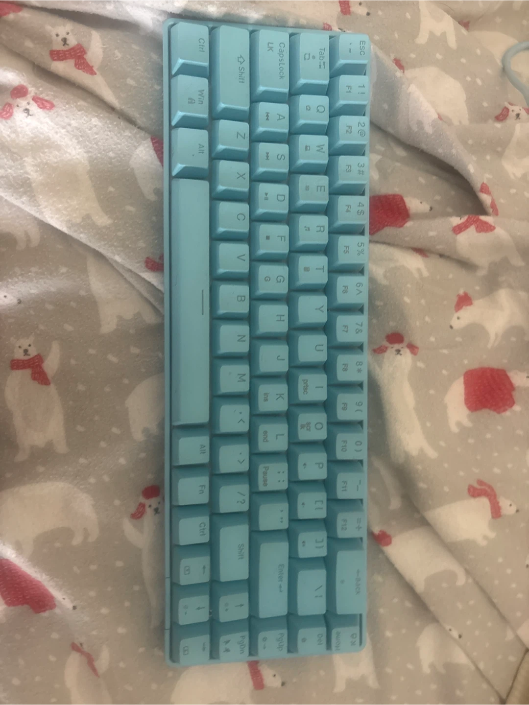 Light Blue Mechanical Keyboard - photo 3