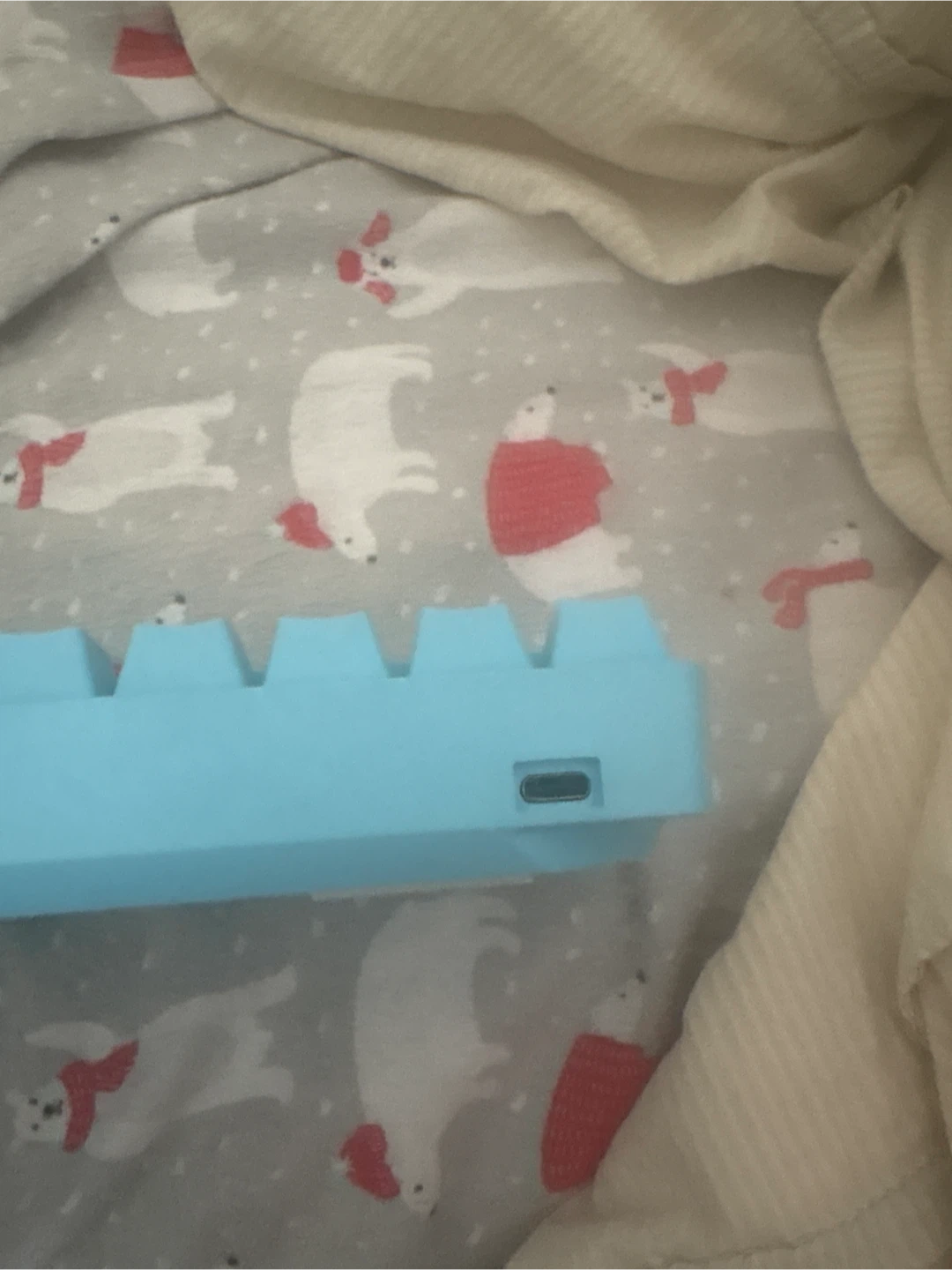 Light Blue Mechanical Keyboard - photo 4