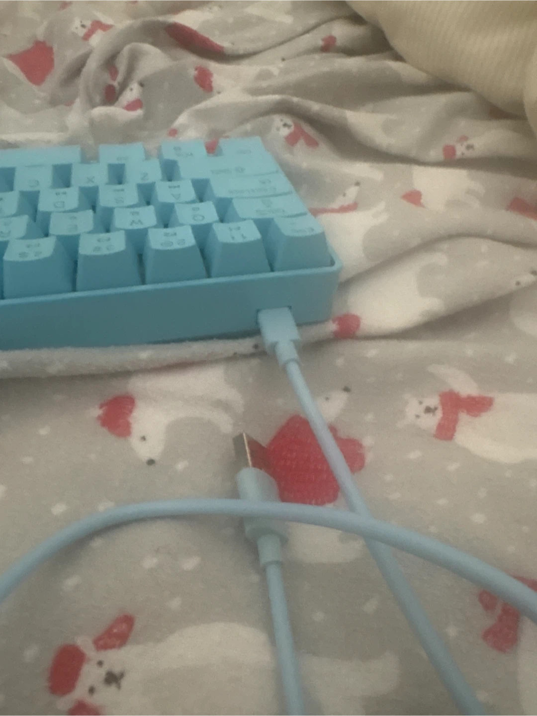 Light Blue Mechanical Keyboard - photo 5