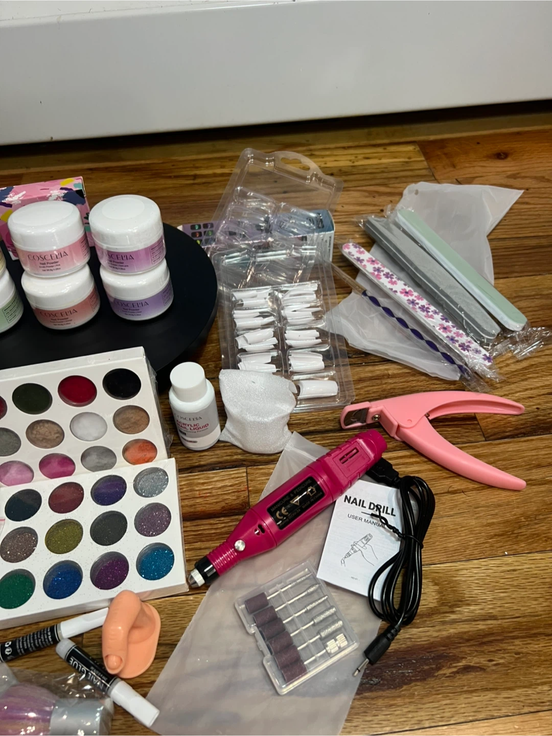 Nail Art Kit with UV LED Lamp and Acrylic Powders - photo 5