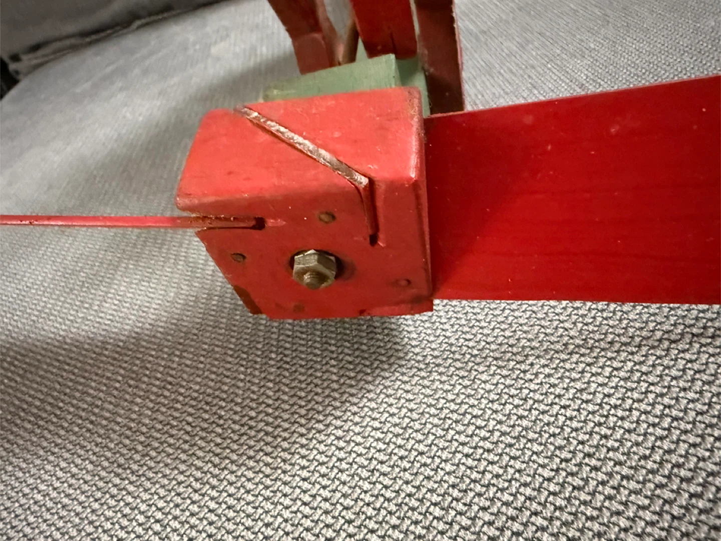 Vintage Folk Art Wooden Whirligig Mechanical Wind Toy - photo 3
