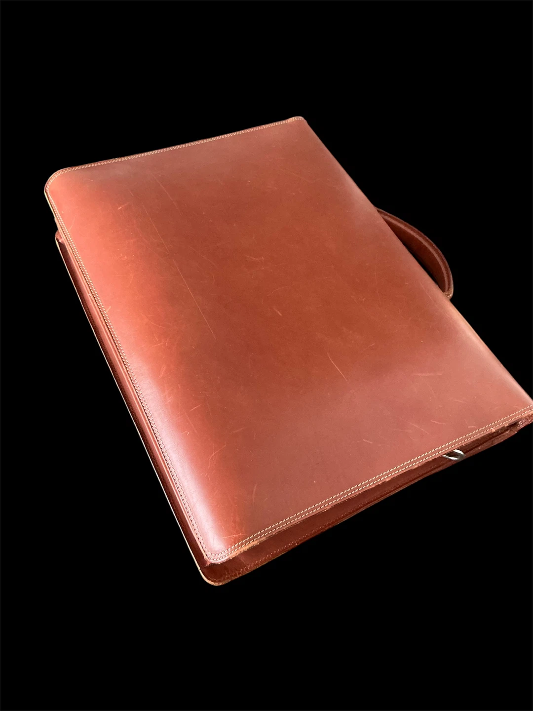 Cuir Royals Vintage Brown Leather Briefcase - photo 4