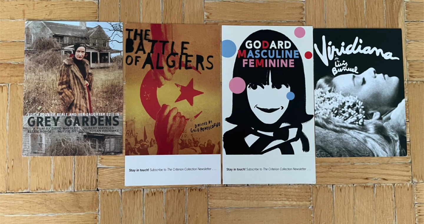 The Criterion Collection Set Of 4 Postcards - photo 2