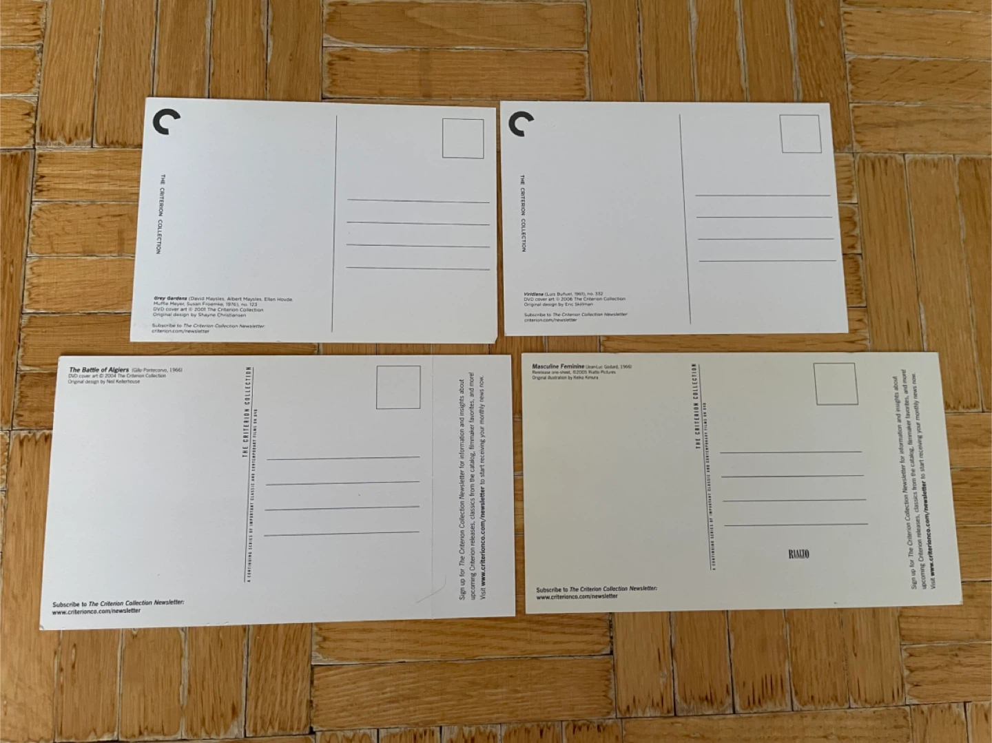 The Criterion Collection Set Of 4 Postcards - photo 4