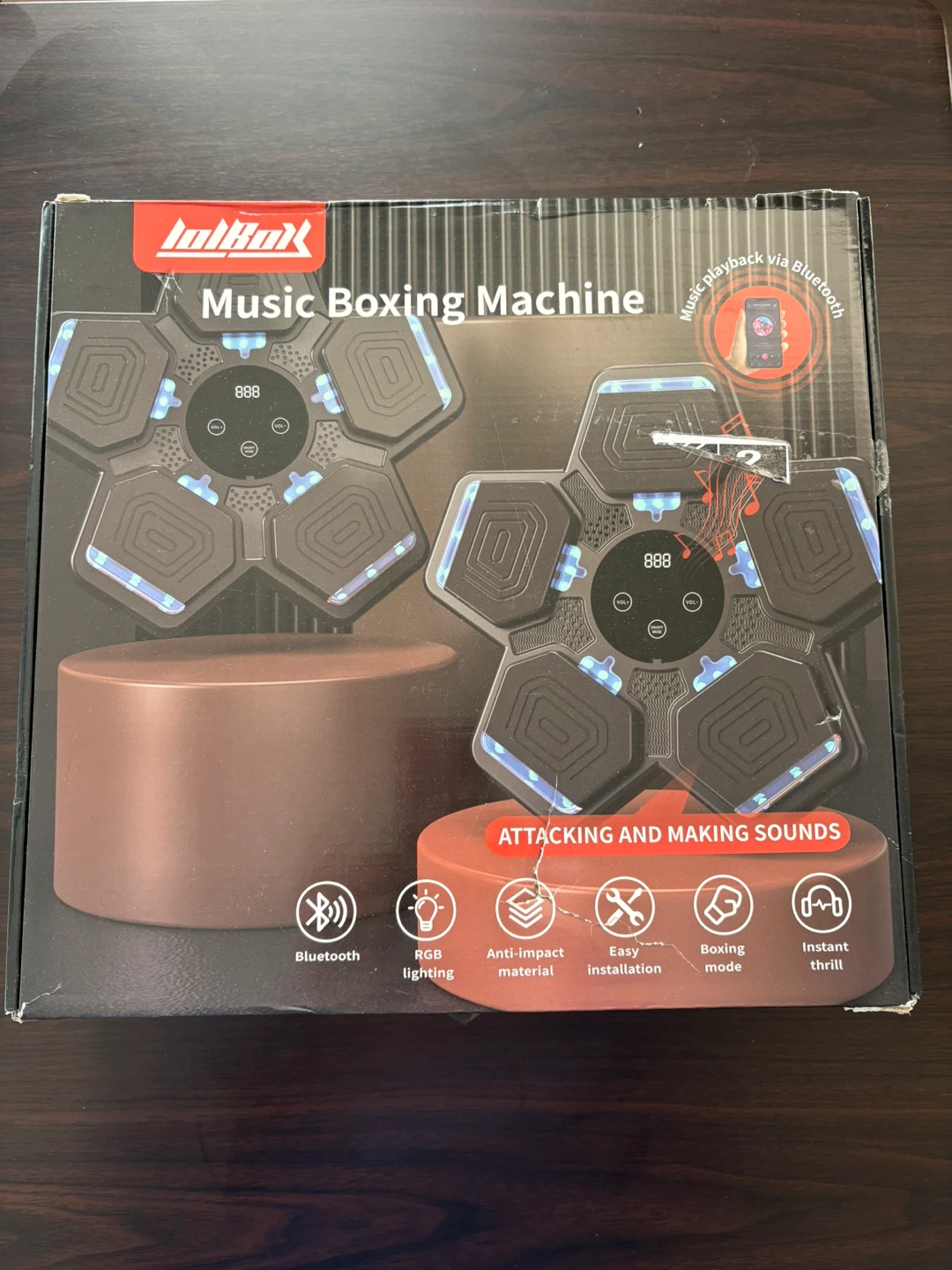 Lolbox Music Boxing Machine with Bluetooth