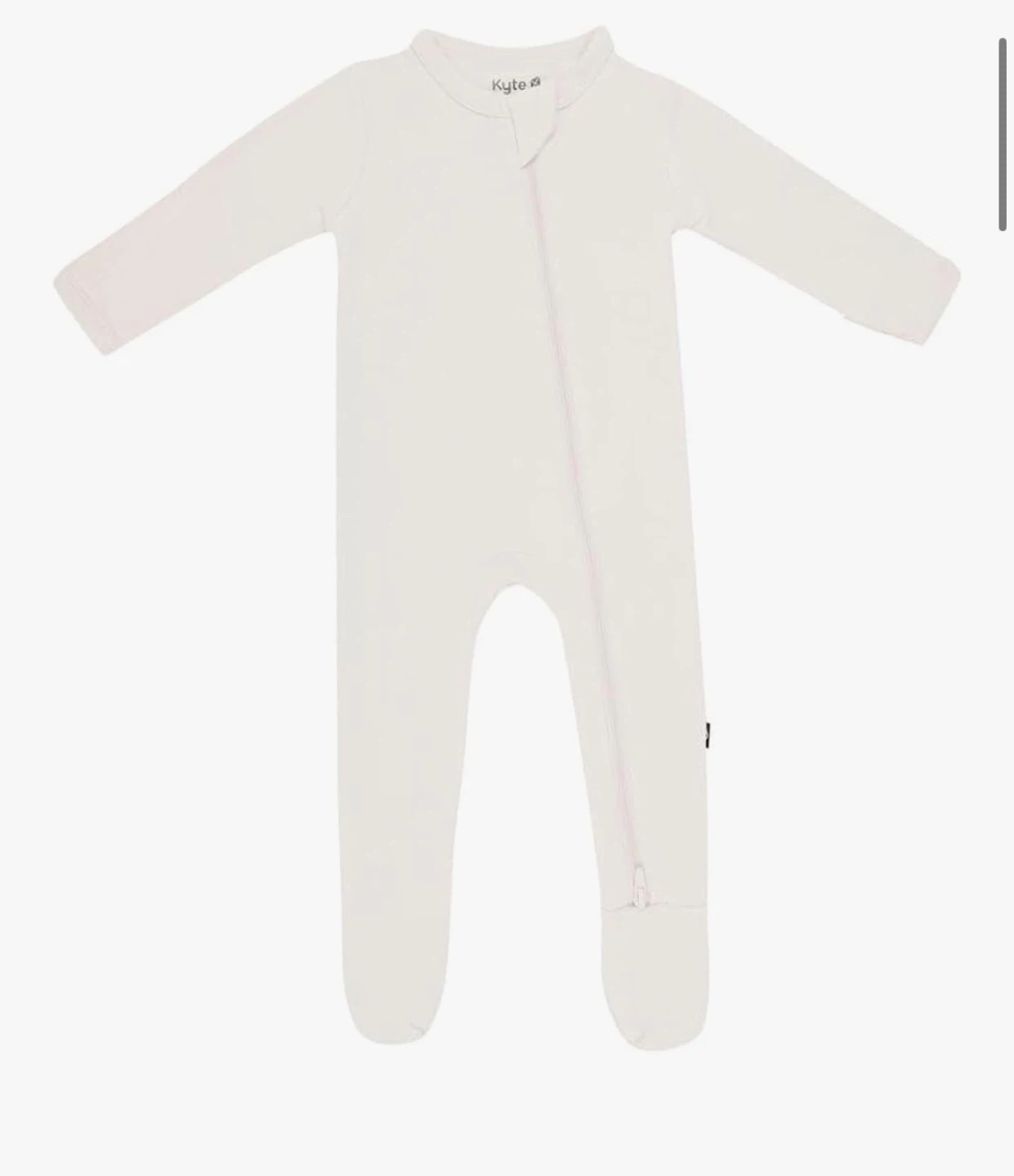 Kyte baby footie (0-3M and 3-6M) / romper (6-12M) - Oat