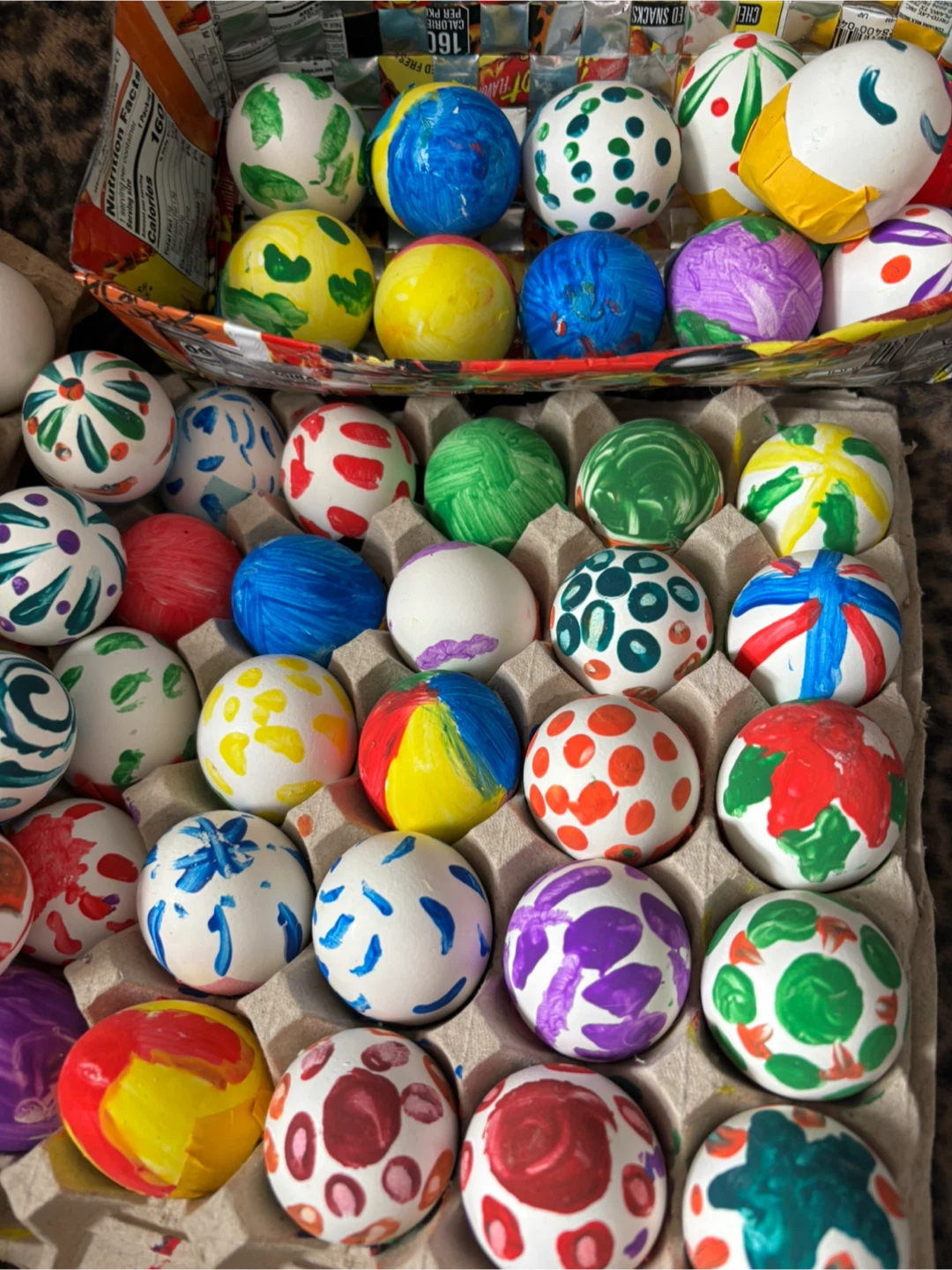 Hand-Painted Easter Eggs (Set of 3)