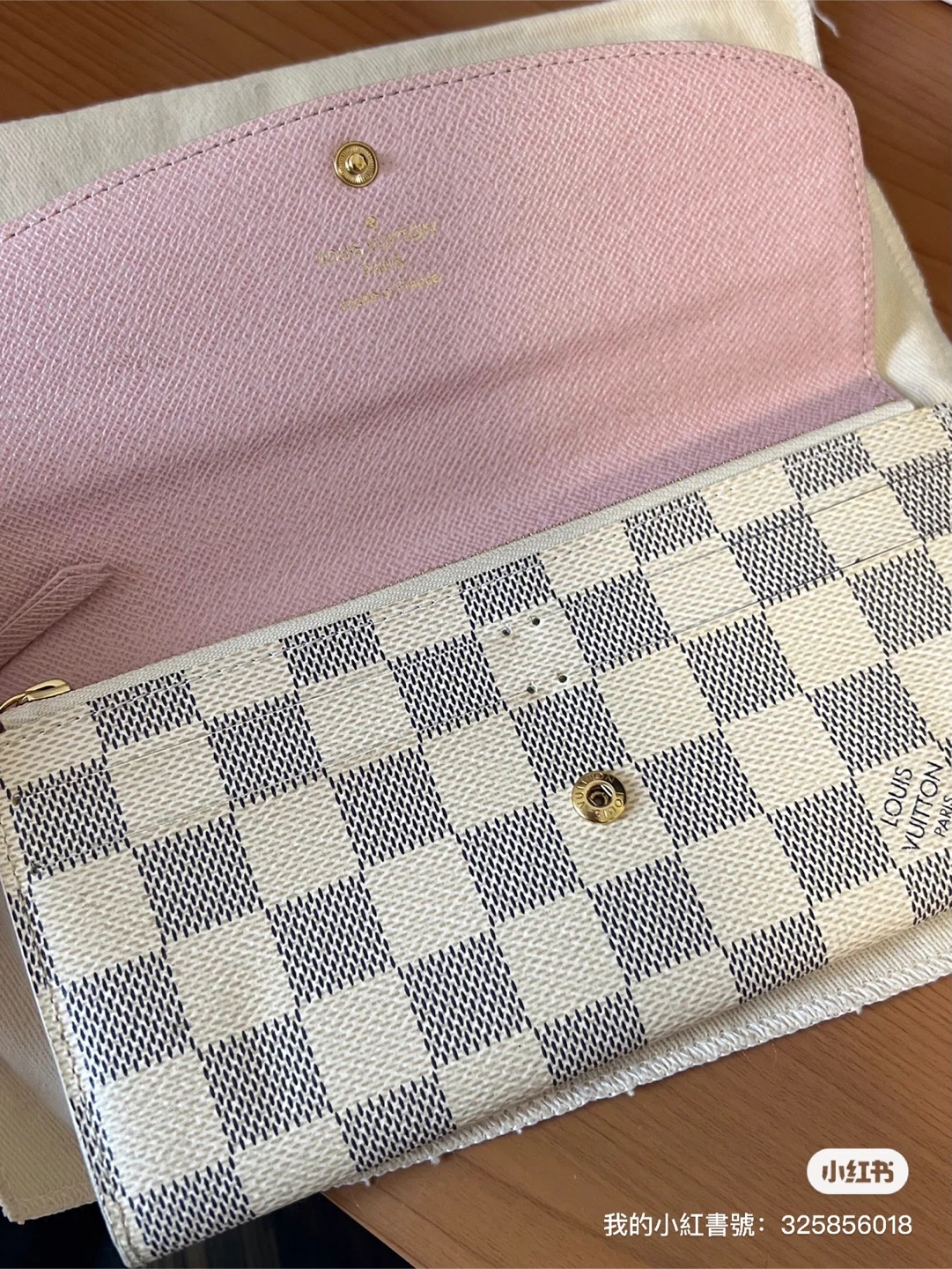 Louis Vuitton Damier Azur Checkered Long Wallet - photo 2