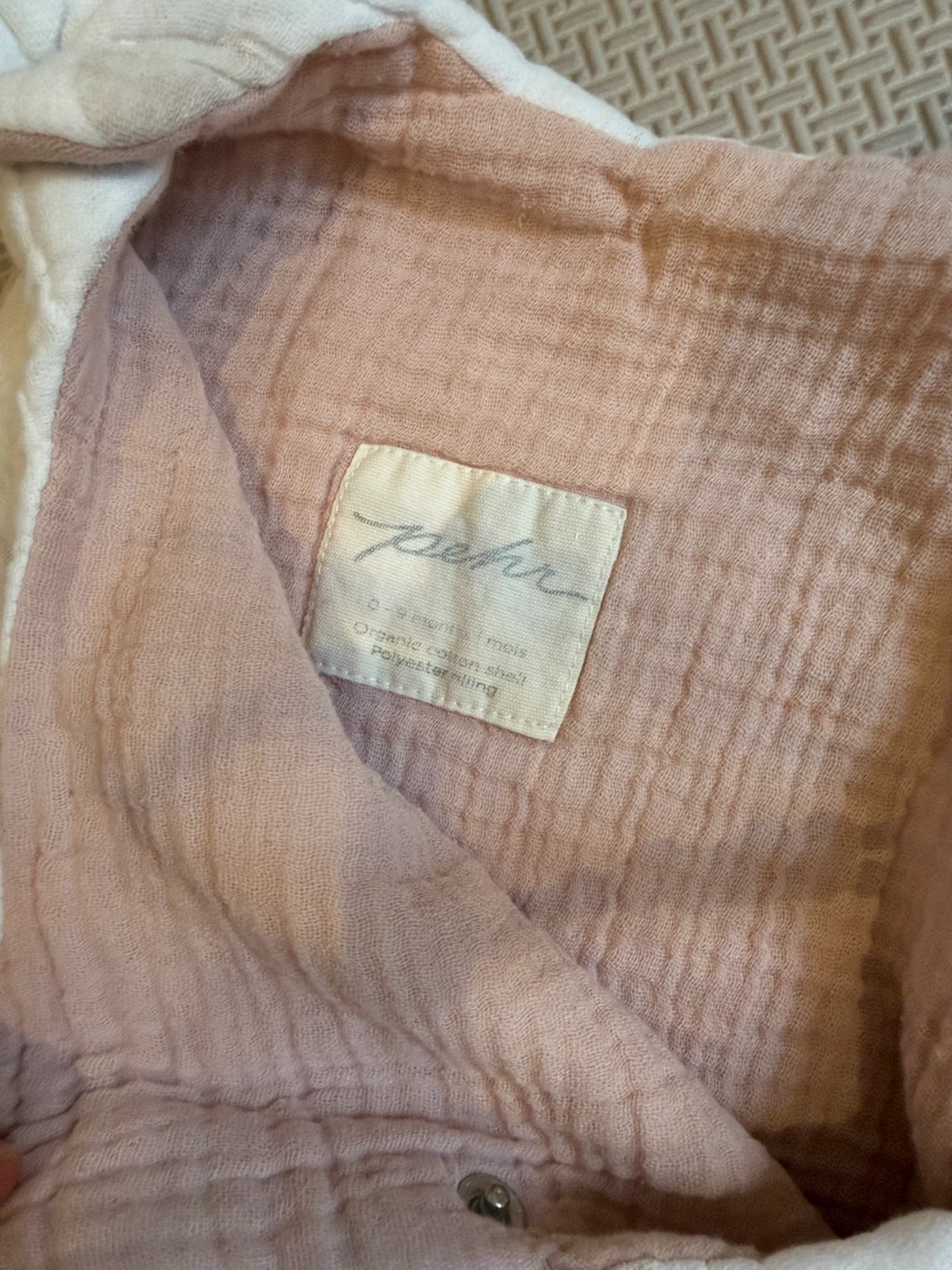 Pehr 1.7TOG blush pink sleep sack (0-9M) - photo 3