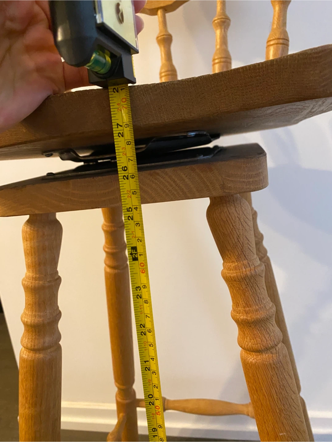 Wooden Swivel Bar Stool - photo 3