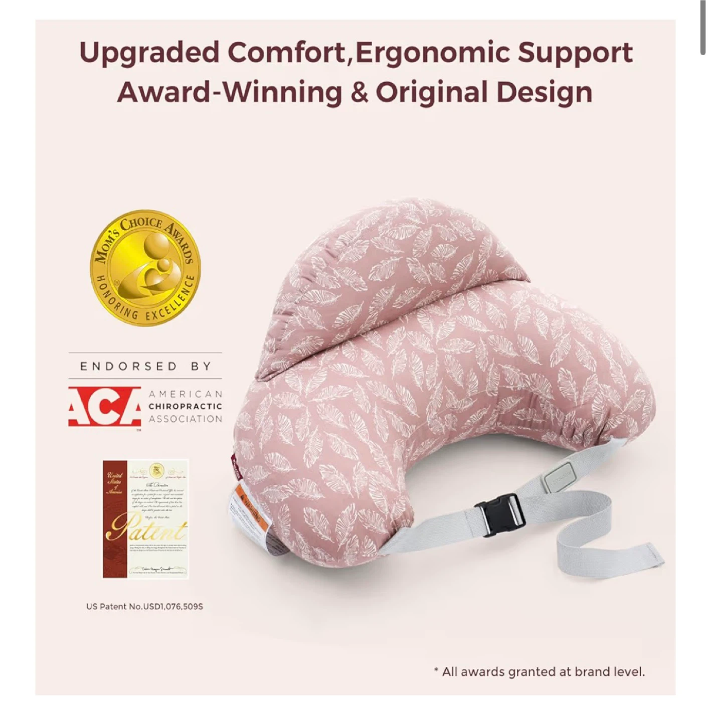 Momcozy breastfeeding pillow + arm pillows
