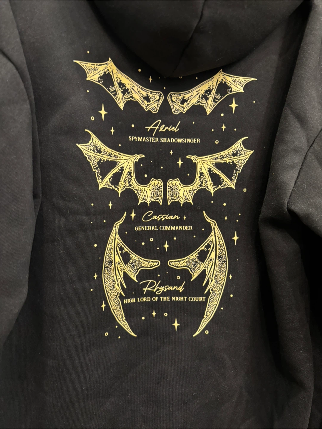 Black "The Bat Boys" Hoodie ACOTAR - photo 3