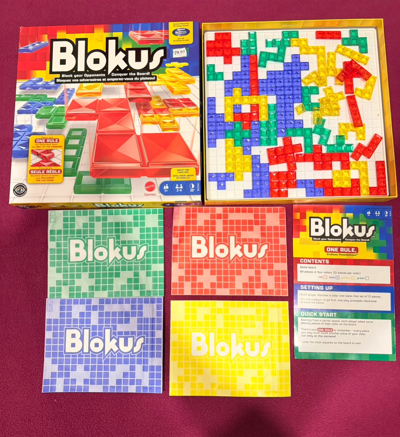 Blokus Strategy Board Game - photo 4