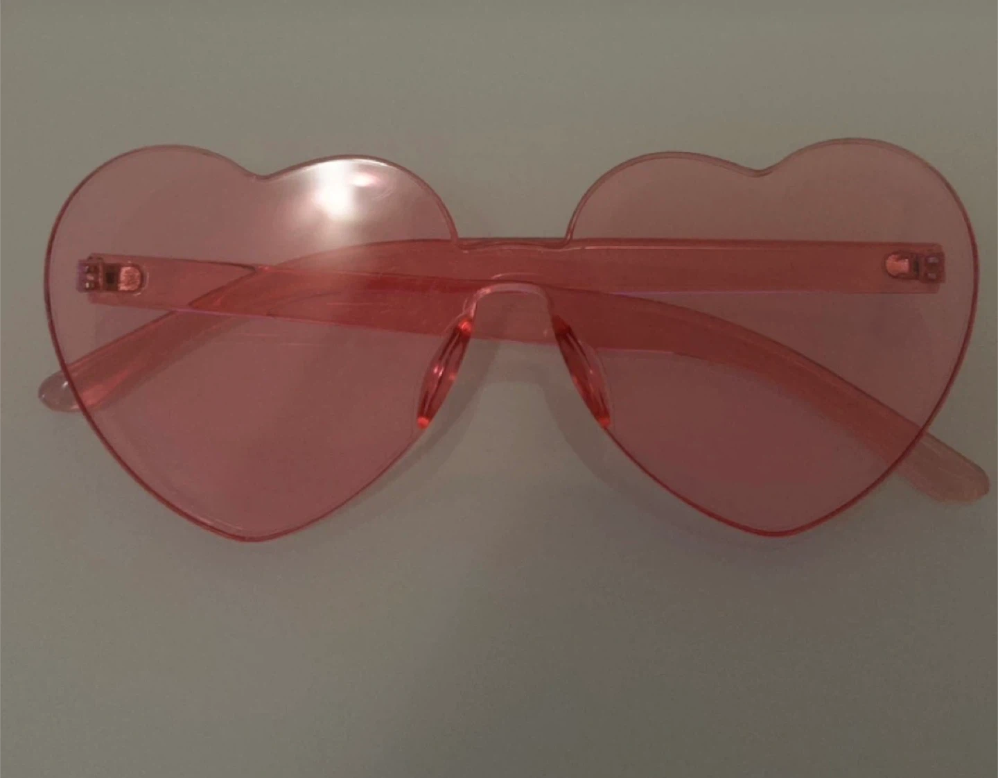 Pink Heart Shaped Sunglasses