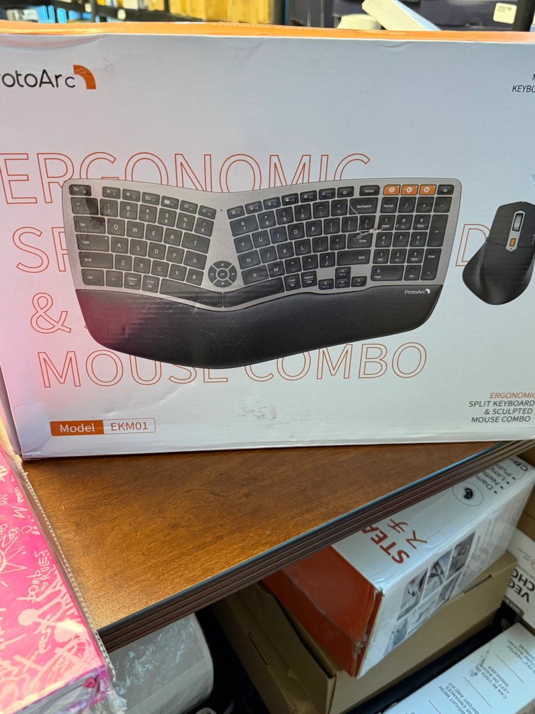 ProtoArc Ergonomic Split Keyboard & Mouse Combo EKM01