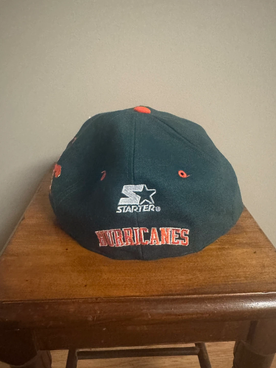 90s Starter Miami Hurricanes Fitted Hat - photo 3