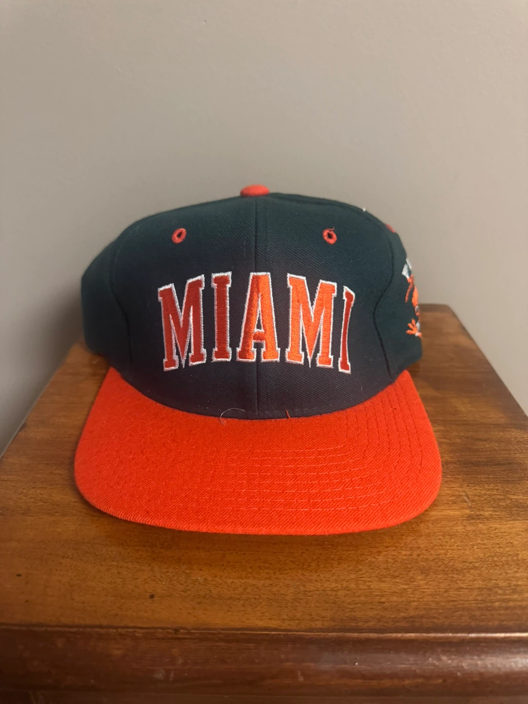 90s Starter Miami Hurricanes Fitted Hat
