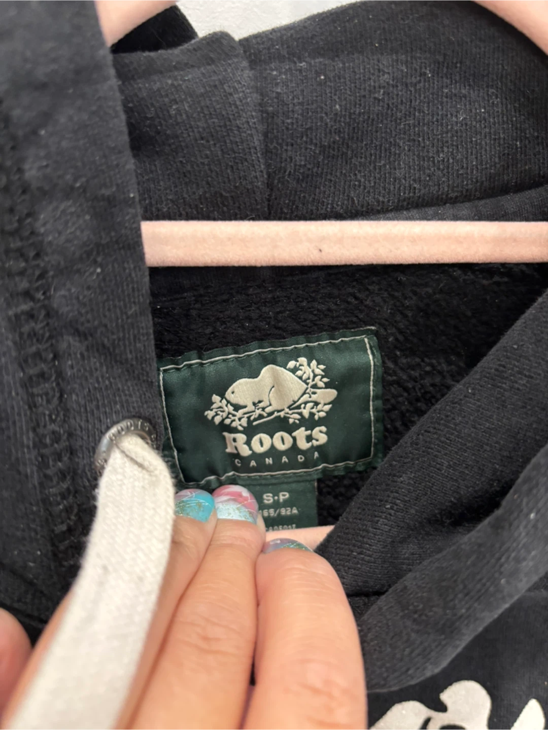Roots Canada Black Hoodie - Size S - photo 3