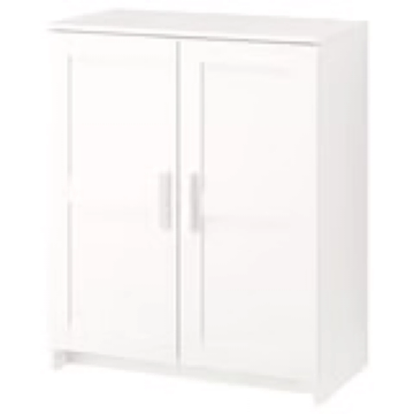 White Double Door Cabinet BRIMNES