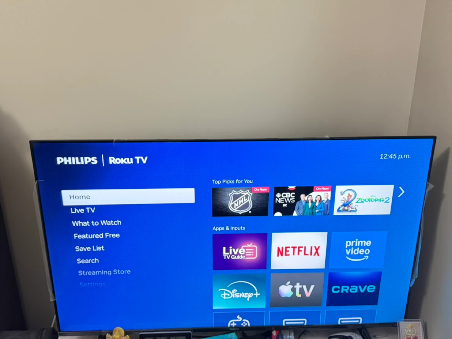 Philips 50" 4K UHD Roku TV