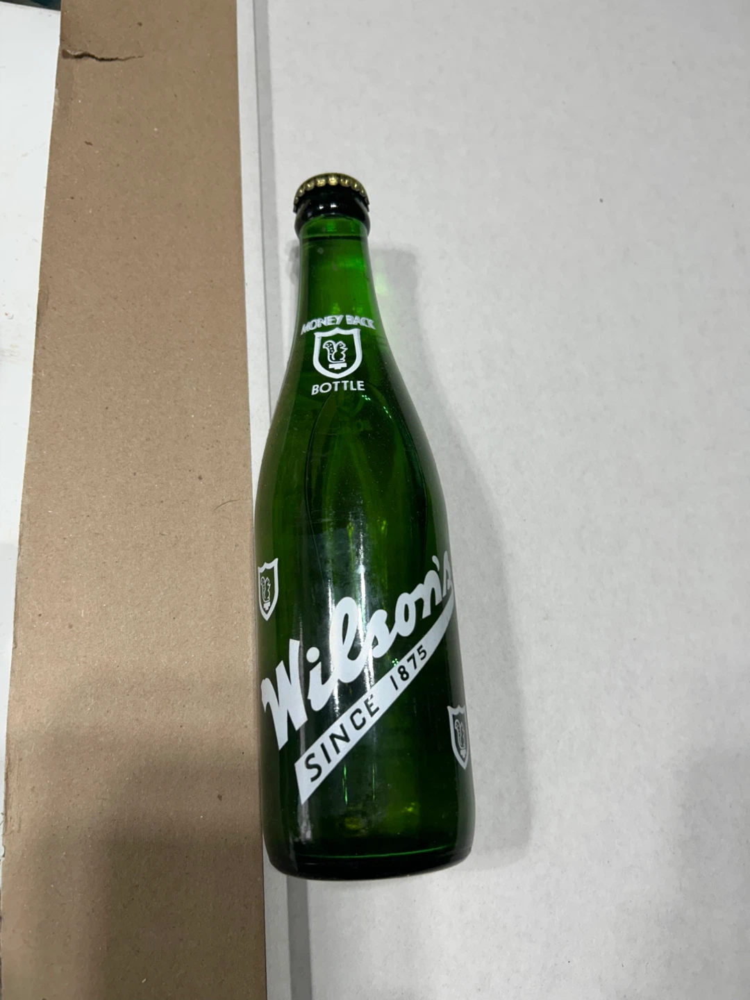 Wilson "Since 1875" Glass Bottle