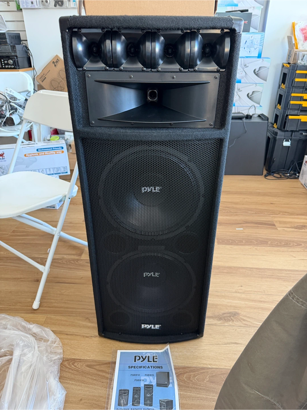 Pyle PADH212 DJ and Power Speaker System