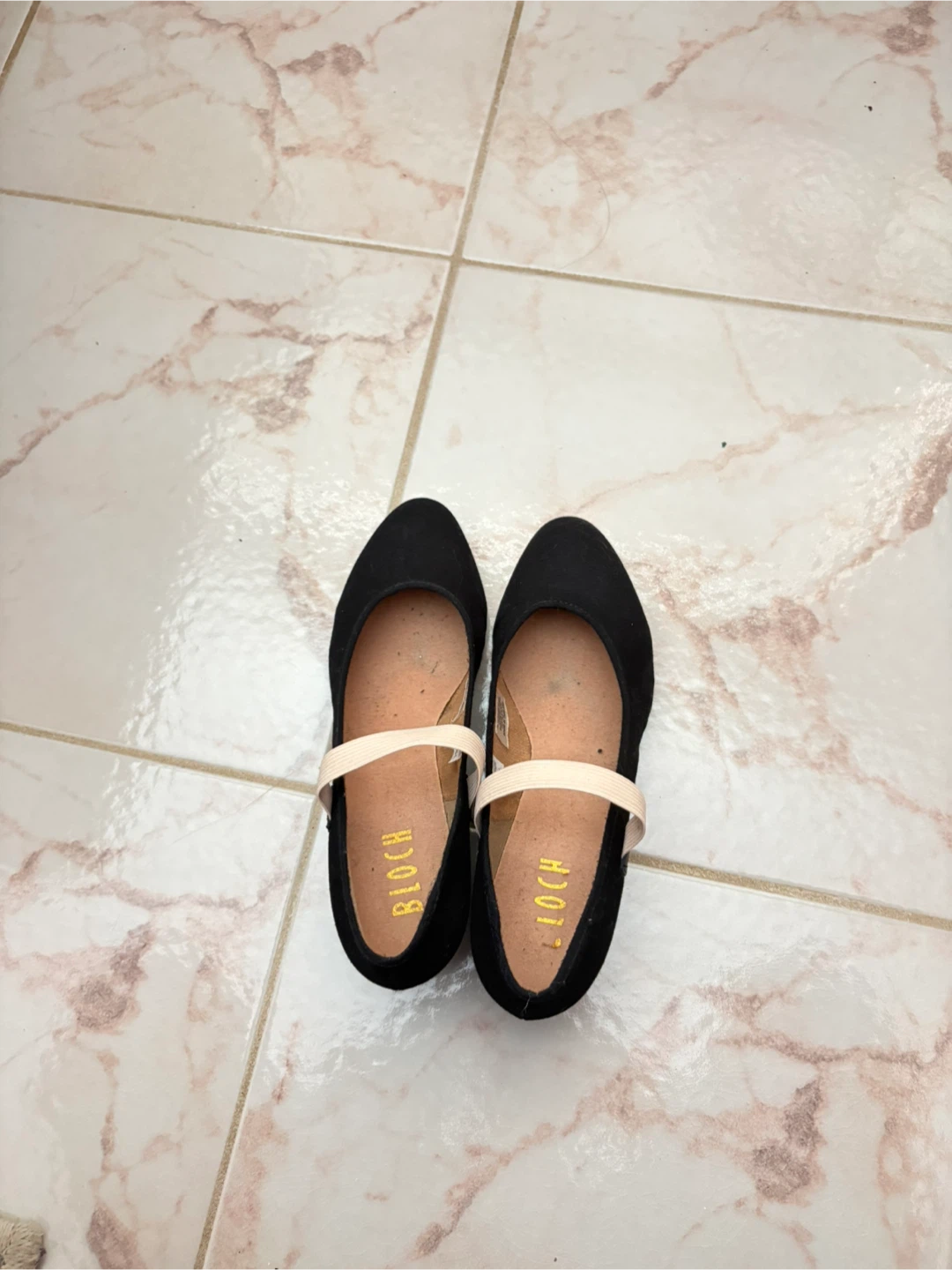 Bloch Black Jazz Shoes Size 6.5