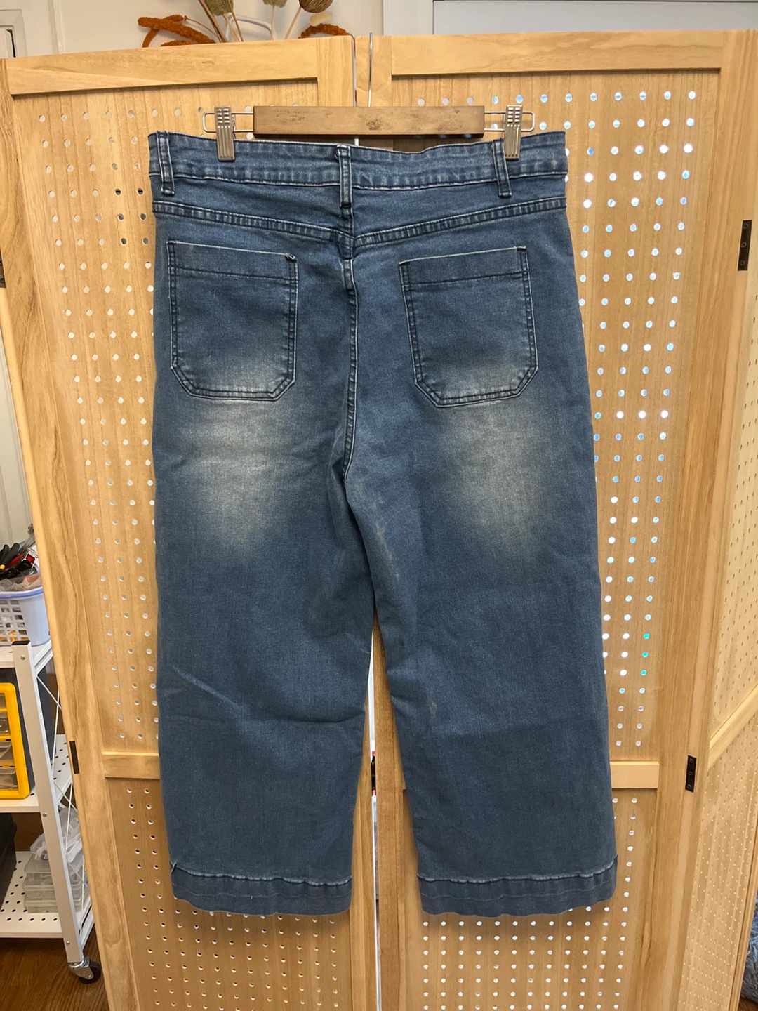 Wide-leg capri jeans XL - photo 2