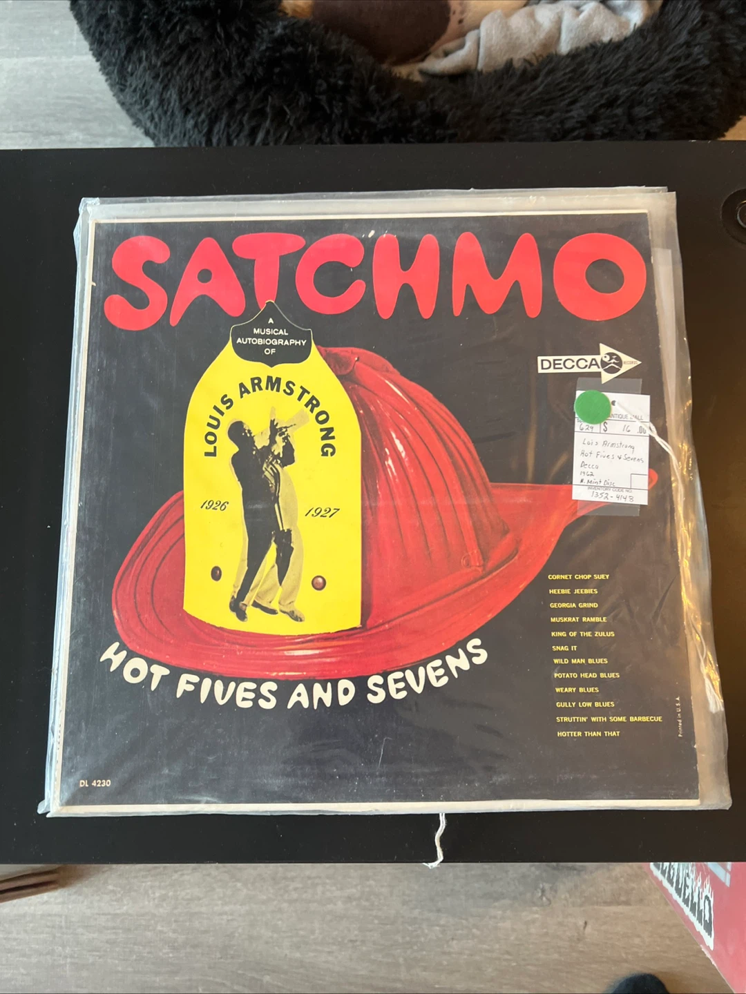 Louis Armstrong Satchmo Hot Fives and Sevens Vinyl Record