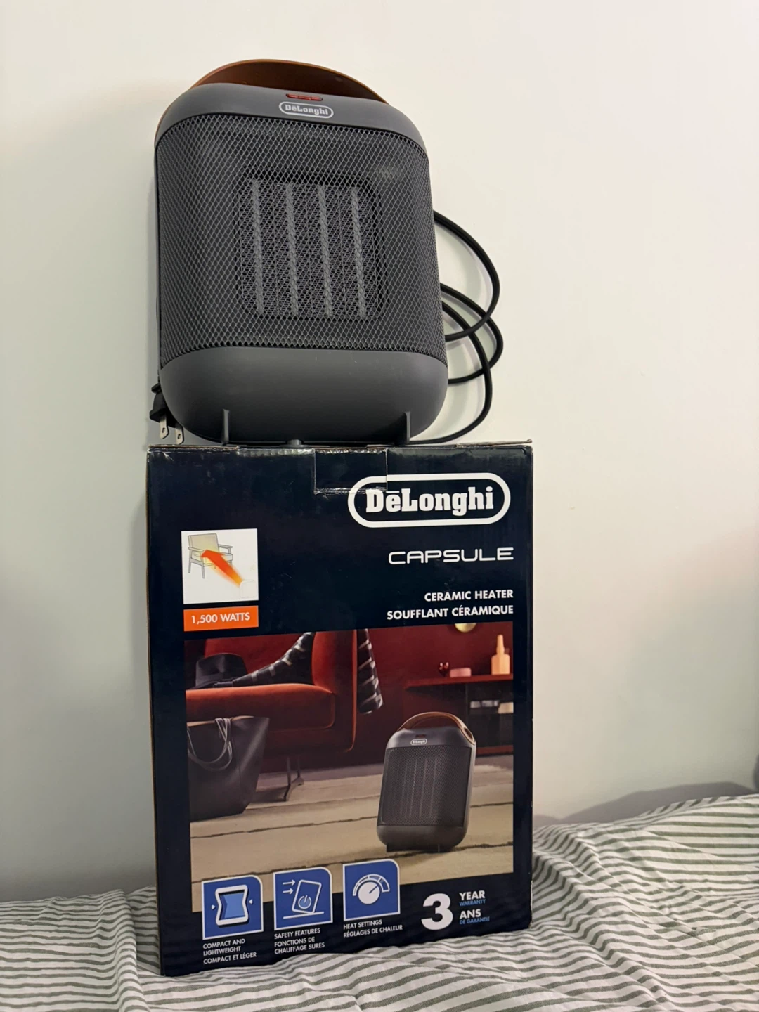 DeLonghi Capsule Ceramic Heater