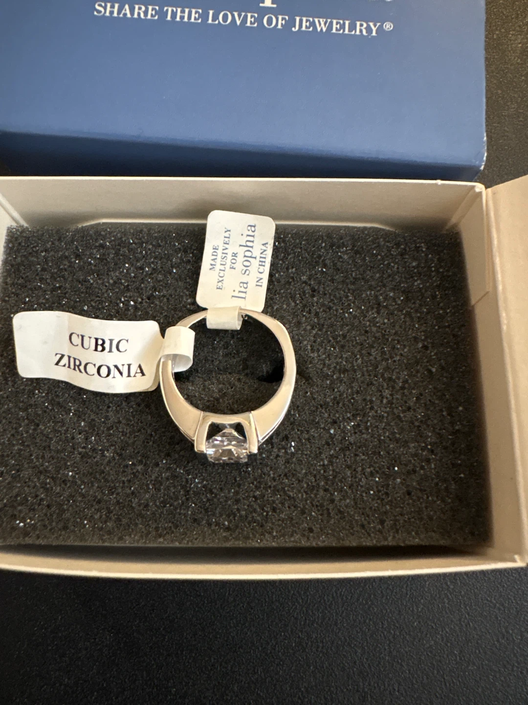 Lia Sophia Sterling Silver Cubic Zirconia Ring - photo 2