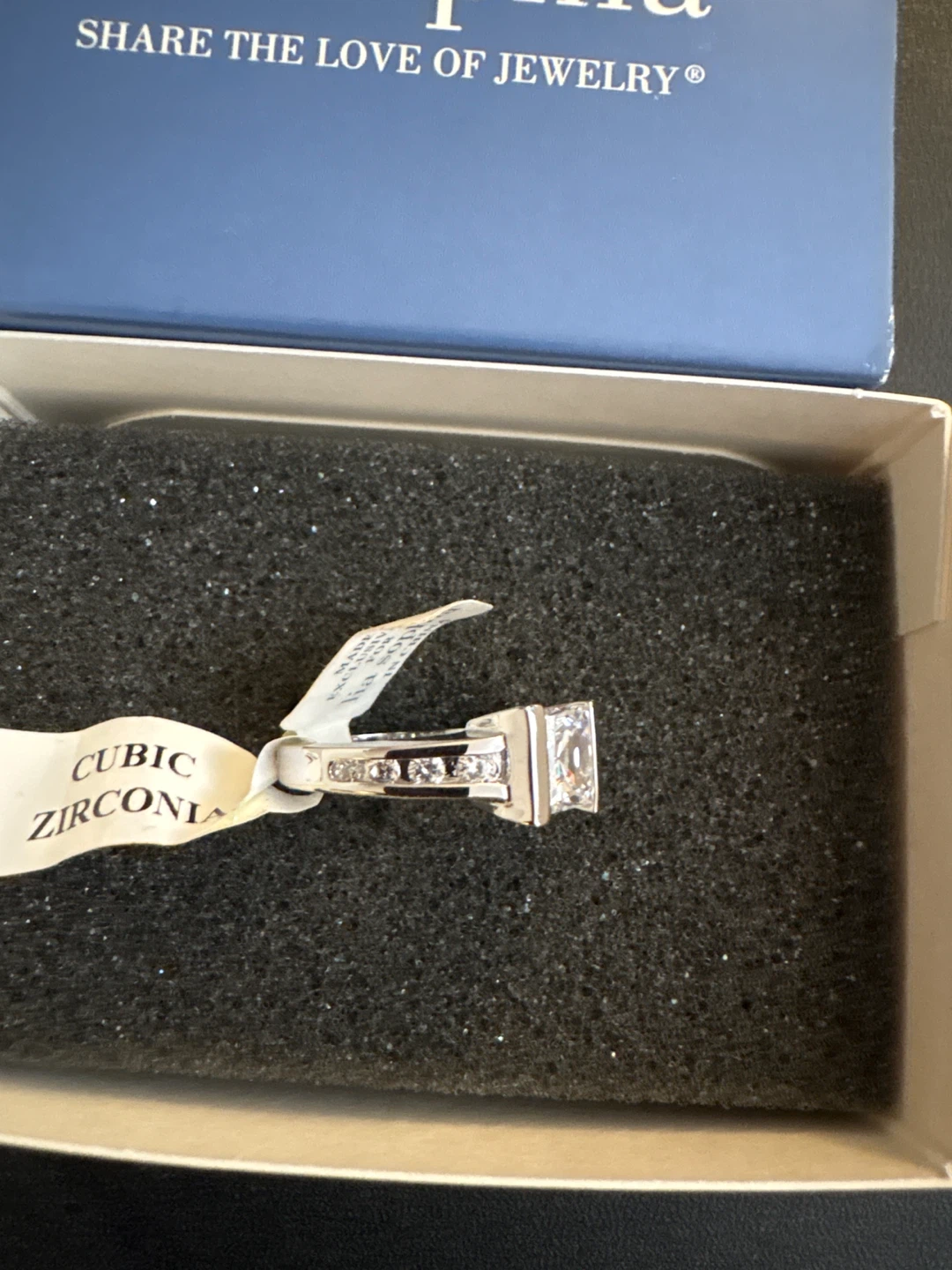 Lia Sophia Sterling Silver Cubic Zirconia Ring - photo 3
