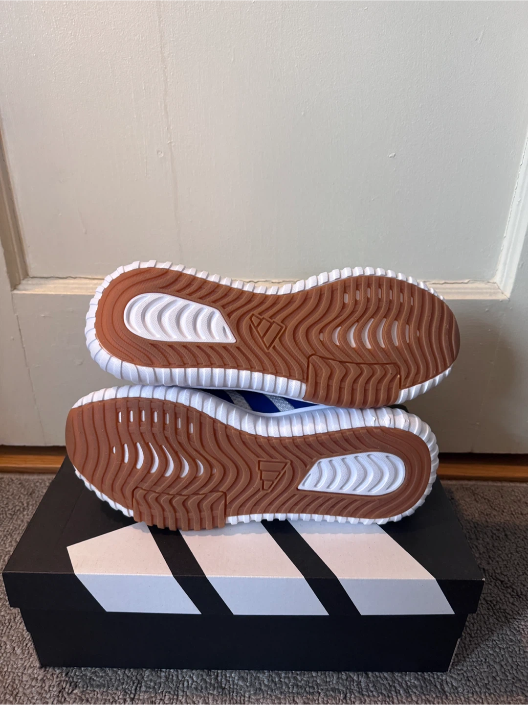 Adidas Cloudfoam Athletic Shoes White Blue - photo 5