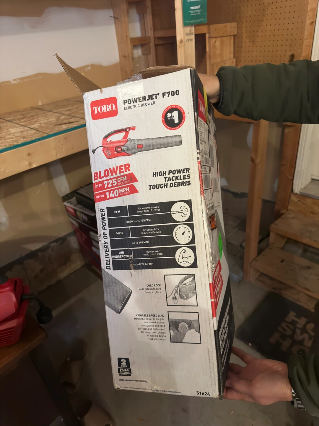Toro PowerJet F700 Electric Blower - photo 3