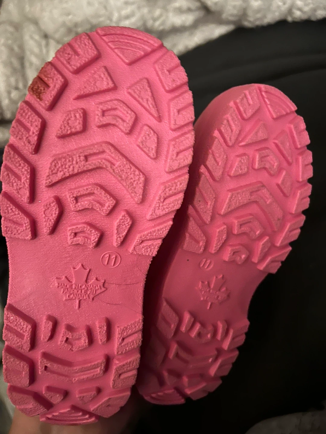 Pink "Crazy Wolf" Girls Winter Boots - Size 11 - photo 2