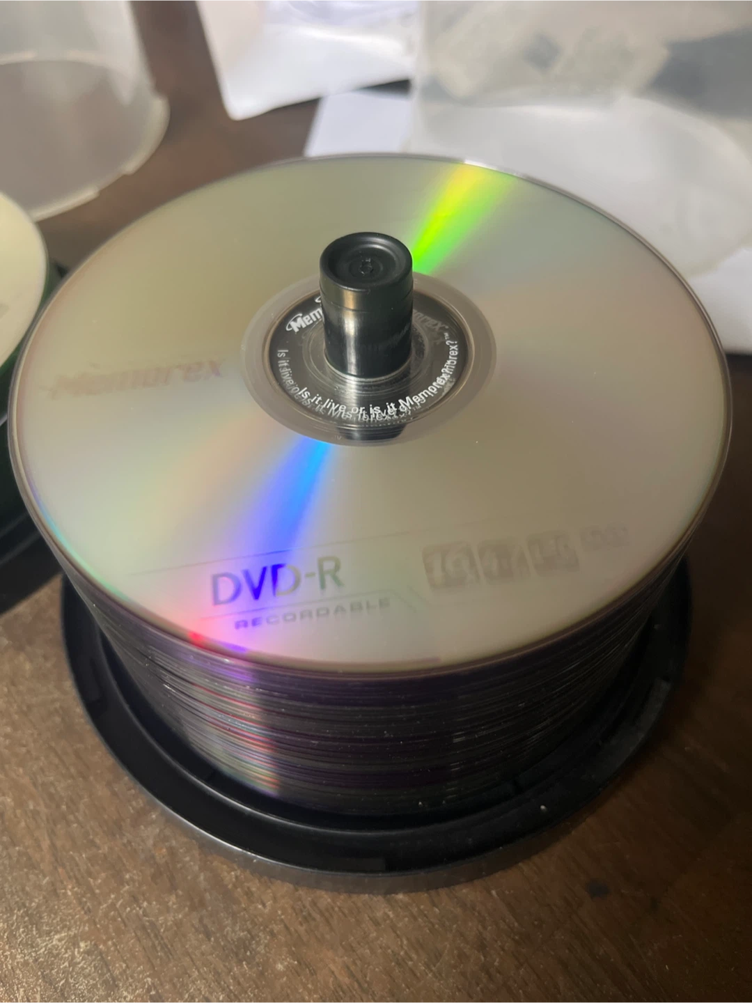 Memorex DVD-R and CD-R Recordable Disc Spindle - photo 2