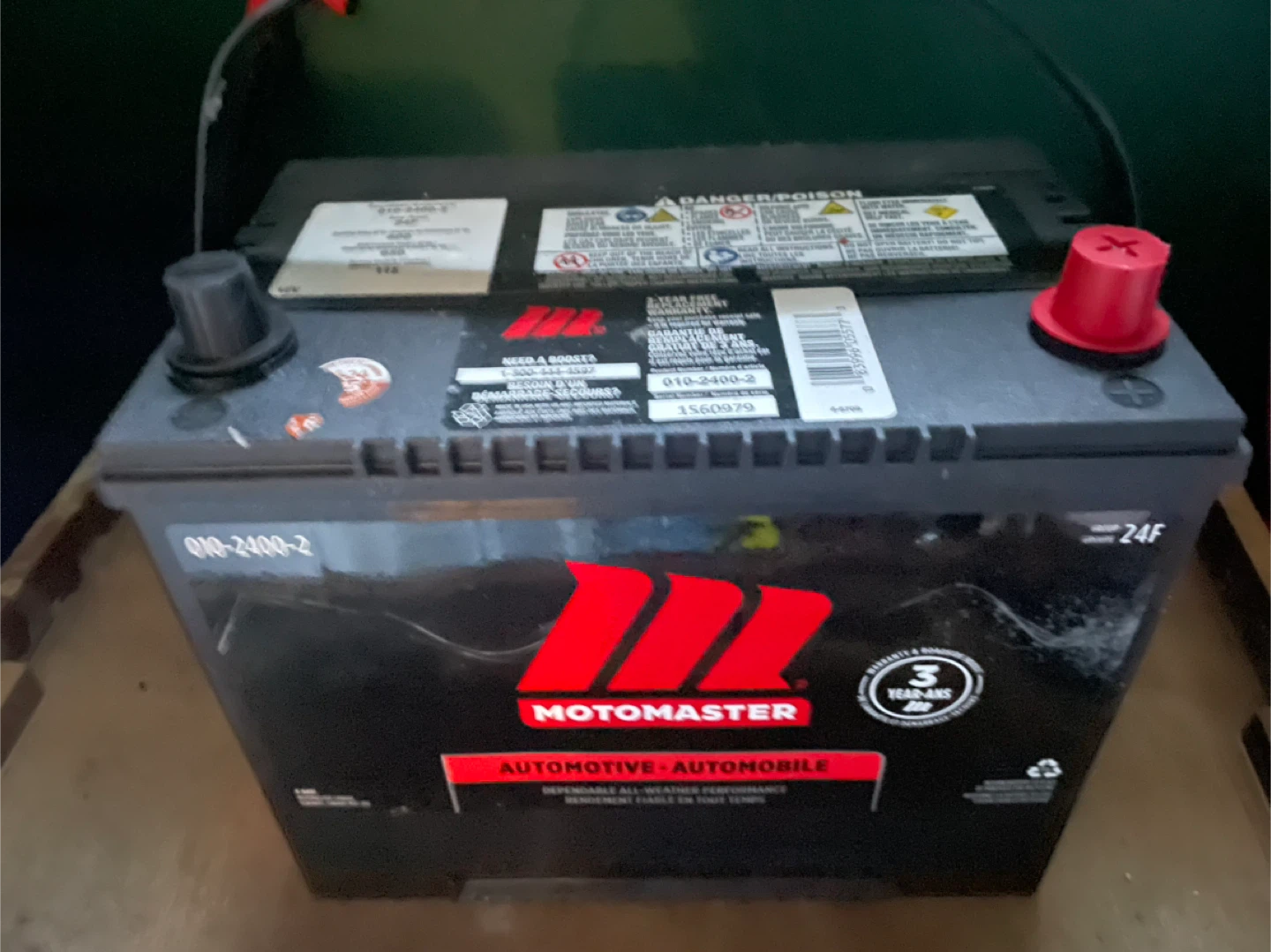 Motomaster 010-2400-2 Automotive Battery - photo 3