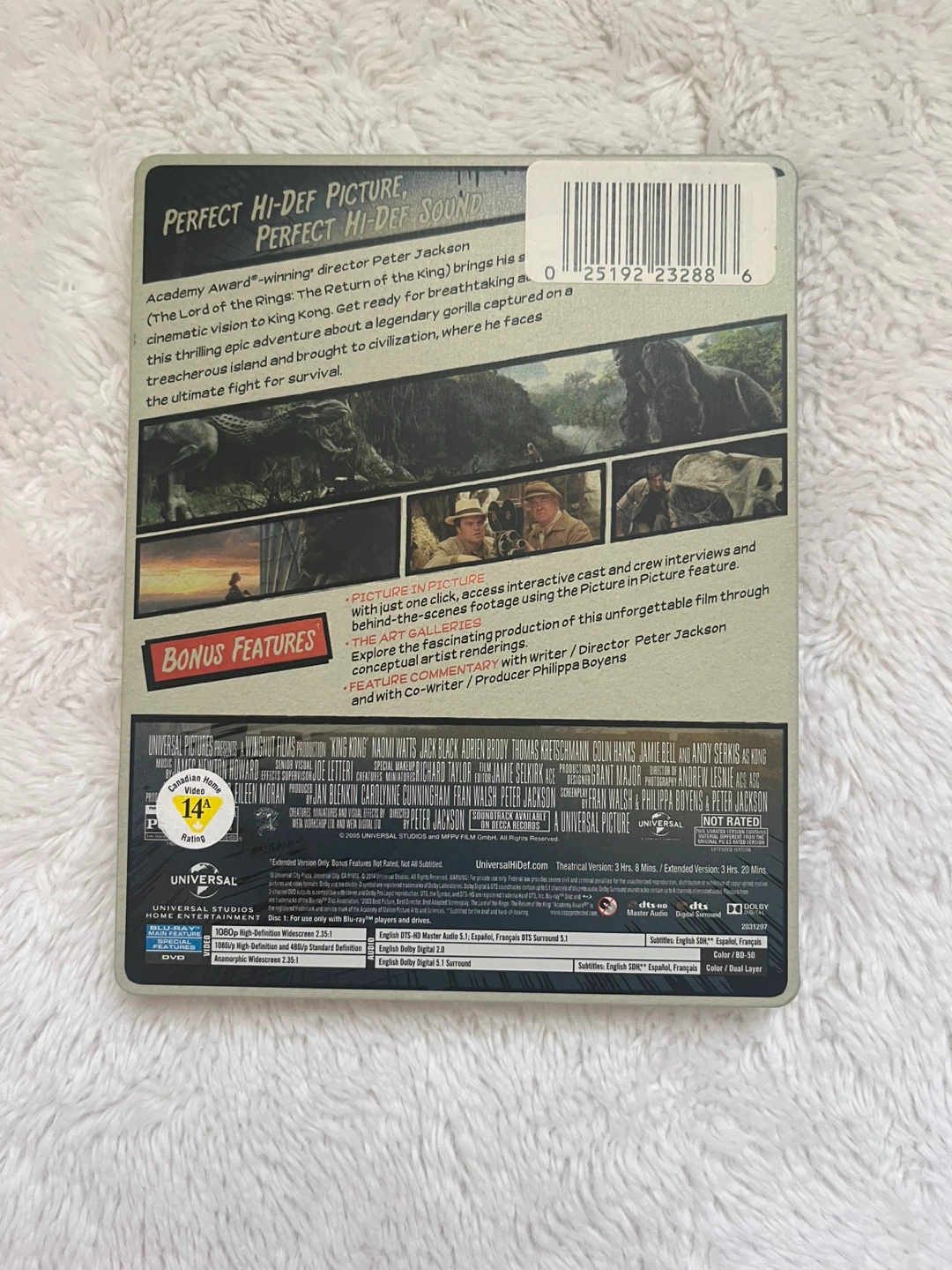 King Kong Limited Edition Steelbook Blu-ray - photo 2