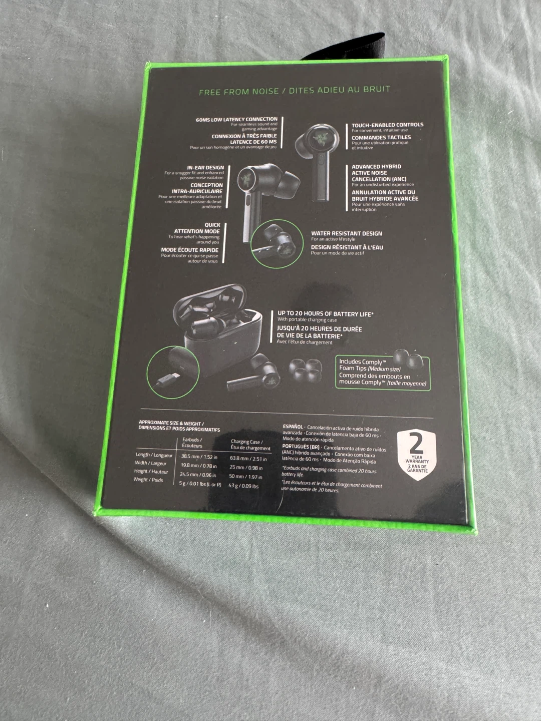 Razer Hammerhead Pro True Wireless Earbuds - photo 2