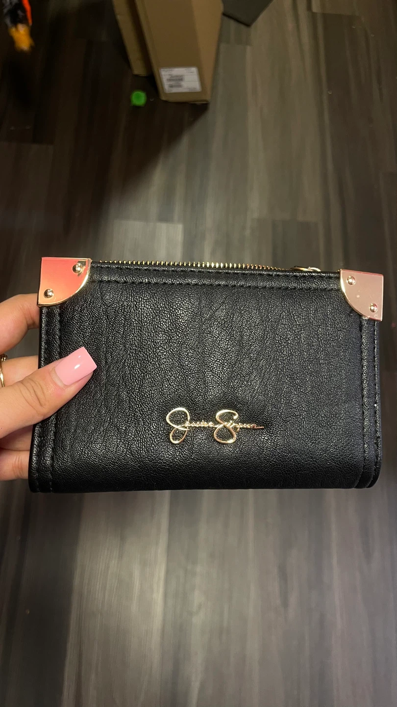 Jessica Simpson Black Faux Leather Wallet - photo 5
