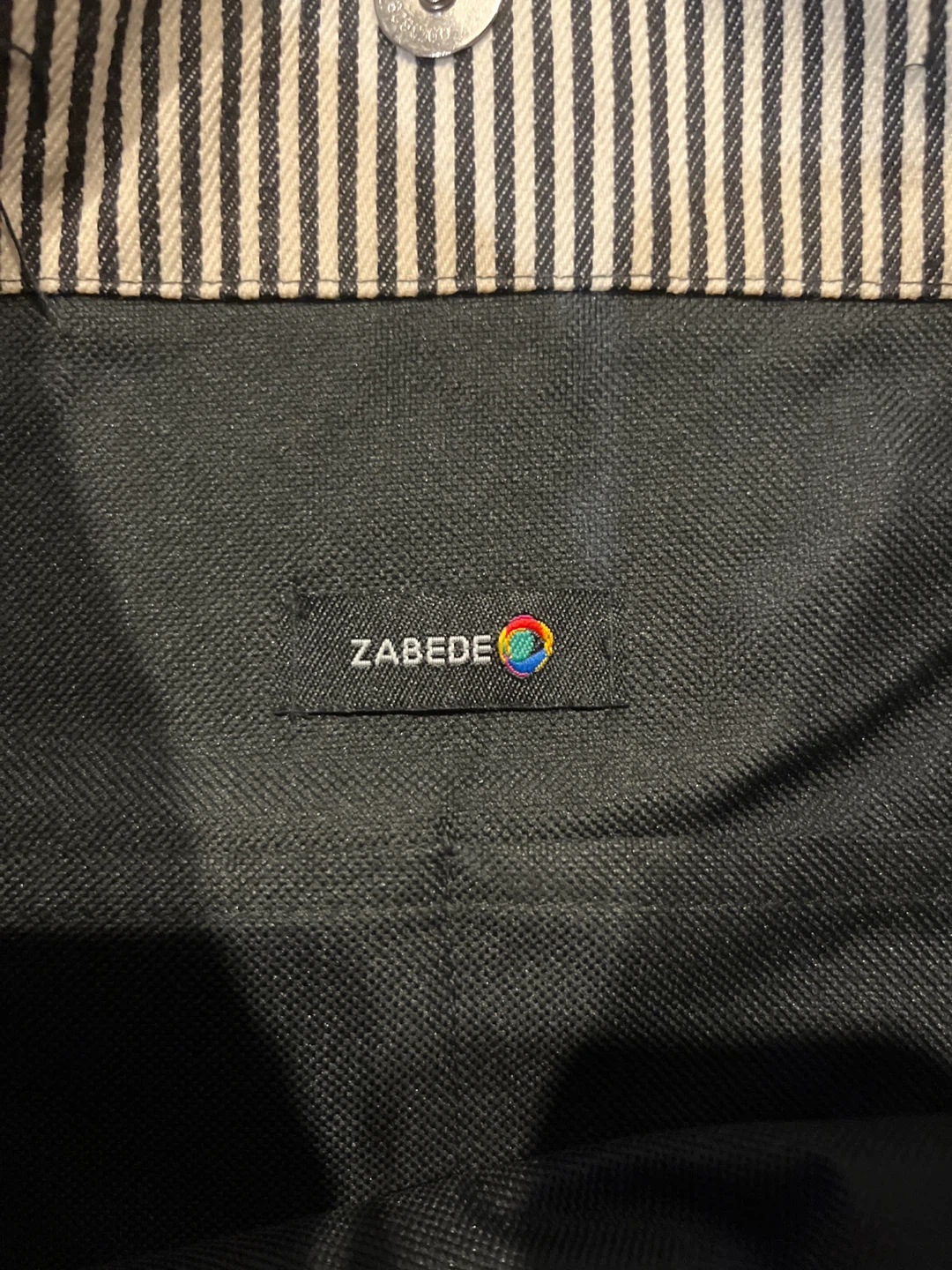 Canvas and leather tote bag - photo 3